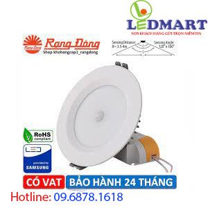 Đèn led âm trần cảm biến rạng đông AT04.PIR 1109W