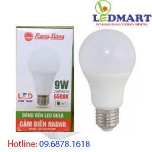 Đèn led đui xoáy cảm biến 7w rạng đông A60.RAD7W