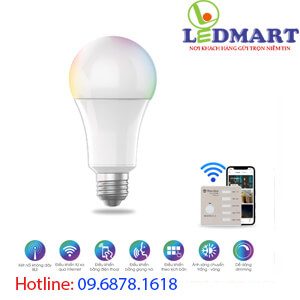 Bóng led Bulb 9W Bluetooth Rạng đông A60.BLE.RGBCW9W