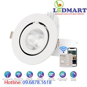 Đèn led downlight smart Bluetooth 9W Rạng đông AT18.BLE 1009W